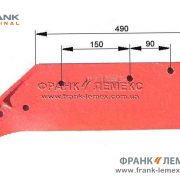 053088 Лемех долотный  Квернеланд